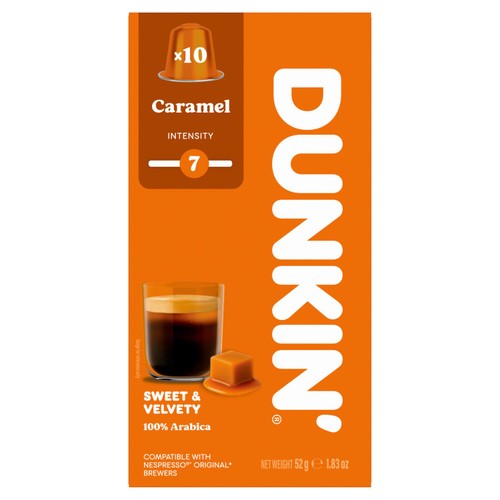 Dunkin Caramel Nespresso Compatible Coffee Pods thumbnail 2