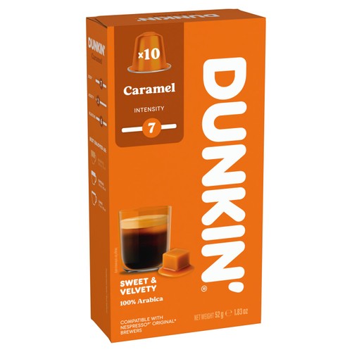 Dunkin Caramel Nespresso Compatible Coffee Pods thumbnail 3