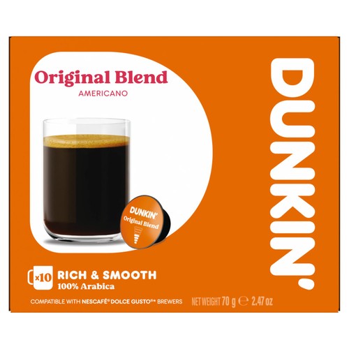 Dunkin Original Blend Dolce Gusto Compatible Coffee Pods thumbnail 2