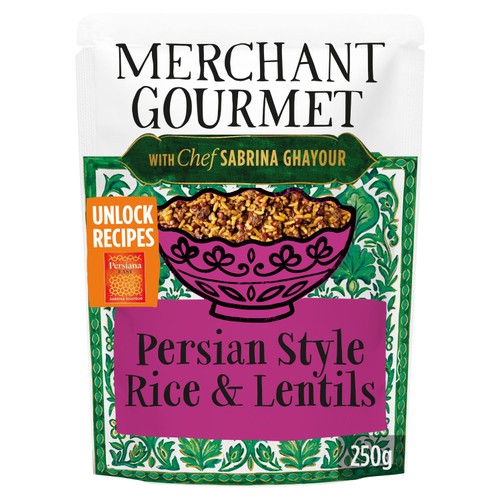 Merchant Gourmet Sabrina Ghayour Persian Style Rice & Lentils