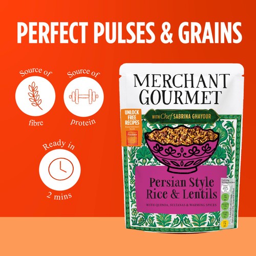 Merchant Gourmet Sabrina Ghayour Persian Style Rice & Lentils thumbnail 4