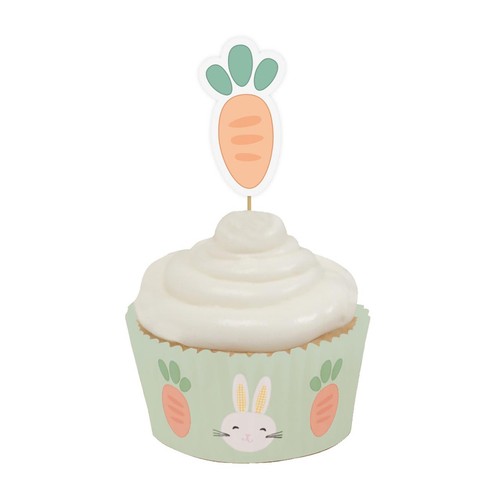 Hoppy Easter Bunny & Carrots Cupcake Kit thumbnail 2