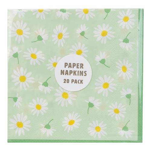 Table Fun Daisy Paper Party Napkins thumbnail 2