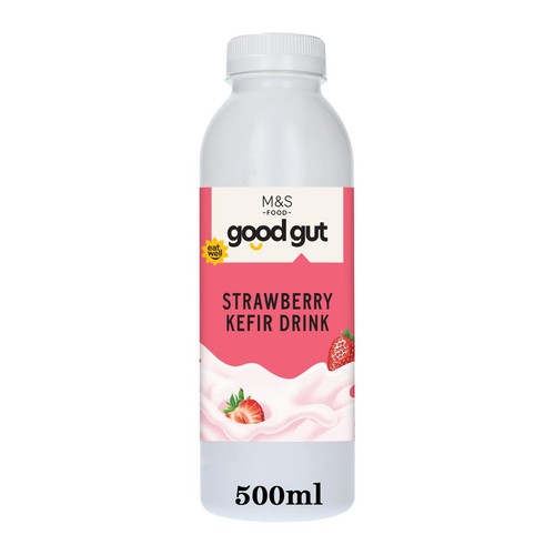 M&S Good Gut Strawberry Kefir Drink