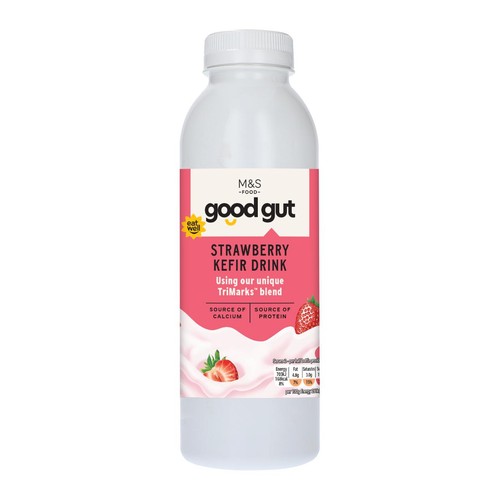 M&S Good Gut Strawberry Kefir Drink thumbnail 2