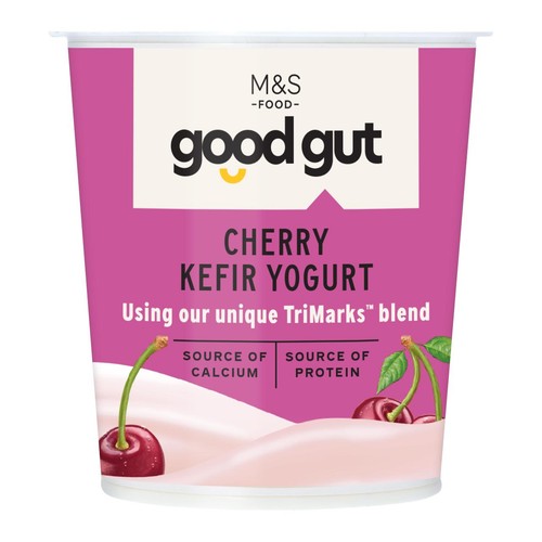 M&S Good Gut Cherry Kefir Yogurt thumbnail 2