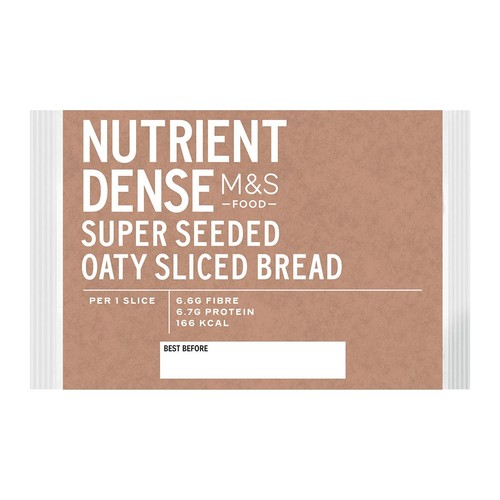 M&S Nutrient Dense Super Seeded Oaty Sliced Bread thumbnail 3