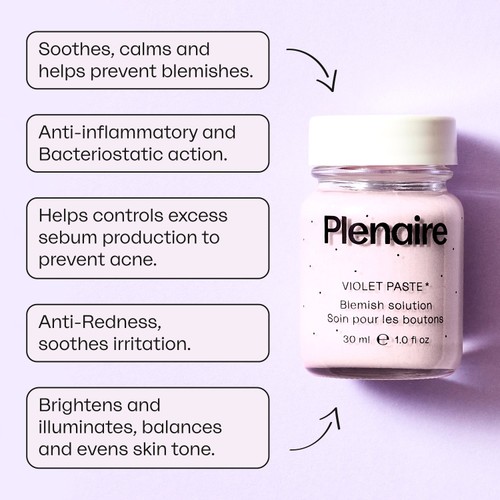 Plenaire Violet Paste Overnight Blemish Solution thumbnail 3