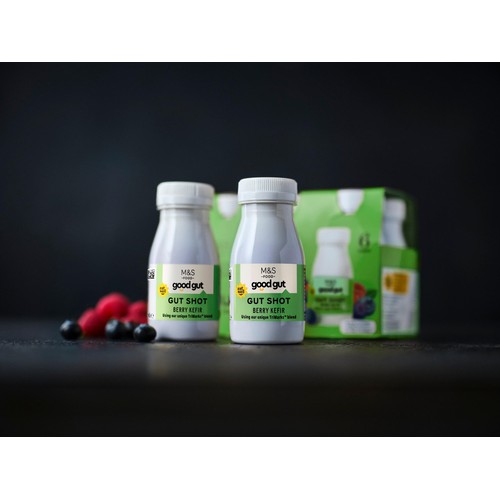 M&S Good Gut Berry Kefir Gut Shot Multipack thumbnail 2