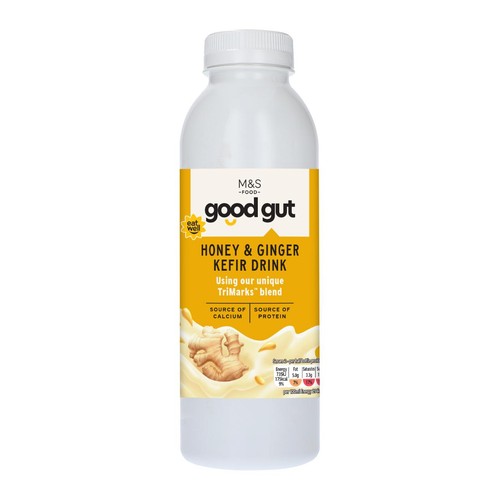 M&S Good Gut Honey & Ginger Kefir Drink thumbnail 2