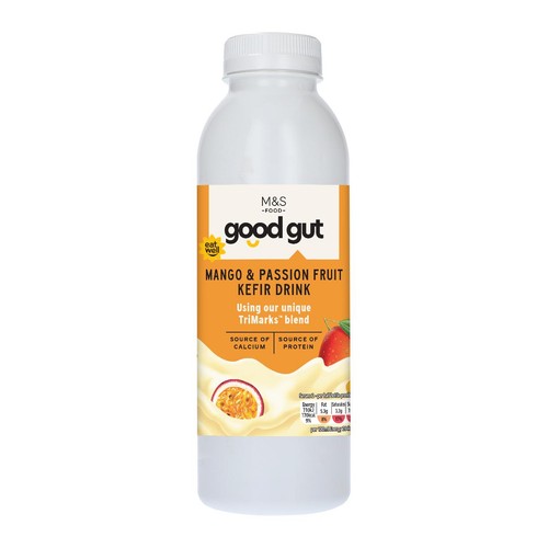 M&S Good Gut Mango & Passion Fruit Kefir Drink thumbnail 3