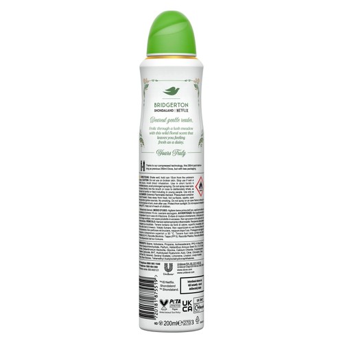 Dove Bridgerton Love & Meadows Deodorant Aerosol thumbnail 2