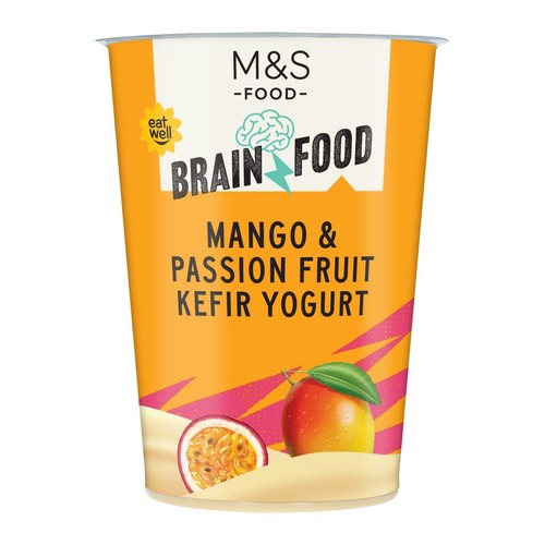 M&S Brain Food Mango & Passion Fruit Kefir Yogurt