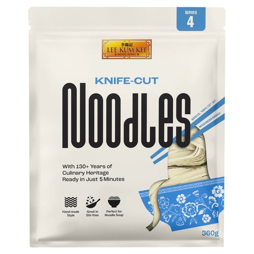 Lee Kum Kee Knife-Cut Noodles (4 portion)