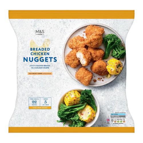 M&S Breaded Chicken Nuggets Frozen 1kg thumbnail 2