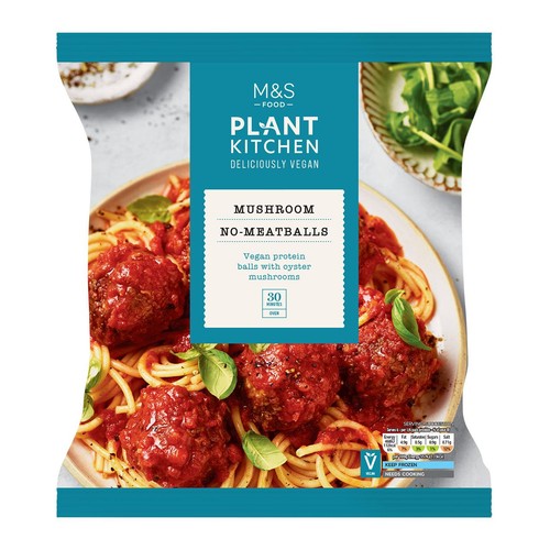 M&S Plant Kitchen Mushroom No-Meatballs Frozen thumbnail 2