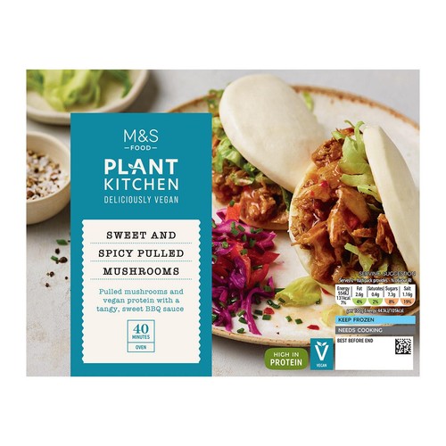 M&S Plant Kitchen Sweet & Spicy Pulled Mushrooms Frozen thumbnail 3
