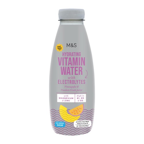 M&S Hydrating Pineapple & Passionfruit Vitamin Water thumbnail 2