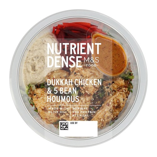 M&S Nutrient Dense Dukkah Chicken & 5 Bean Houmous thumbnail 2