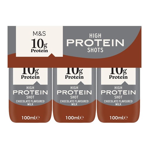 M&S High Protein Chocolate Shot Multipack