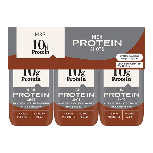 M&S High Protein Chocolate Shot Multipack thumbnail 2