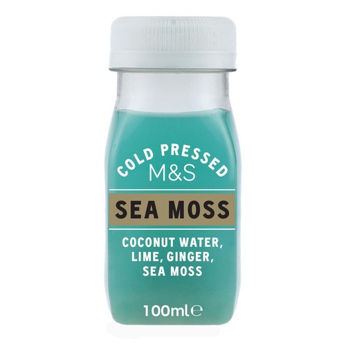 M&S Cold Pressed Coconut Water, Lime, Ginger & Sea Moss Shot