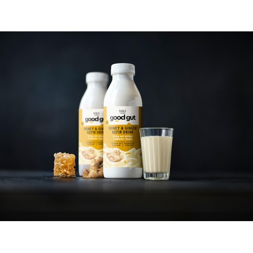 M&S Good Gut Honey & Ginger Kefir Drink thumbnail 2