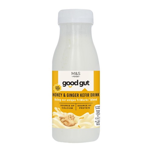 M&S Good Gut Honey & Ginger Kefir Drink thumbnail 3