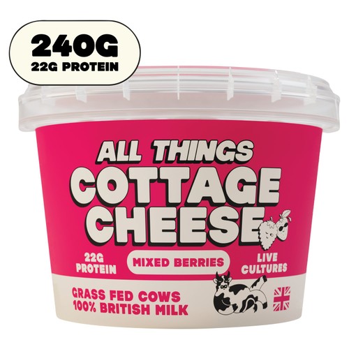 All Things Cottage Cheese Mixed Berries