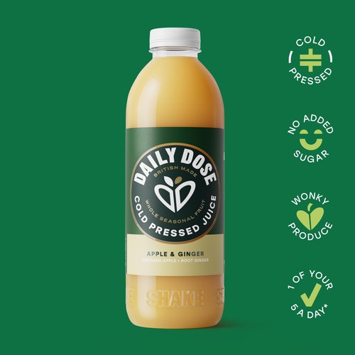 Daily Dose Seasonal Apple & Ginger Juice thumbnail 3