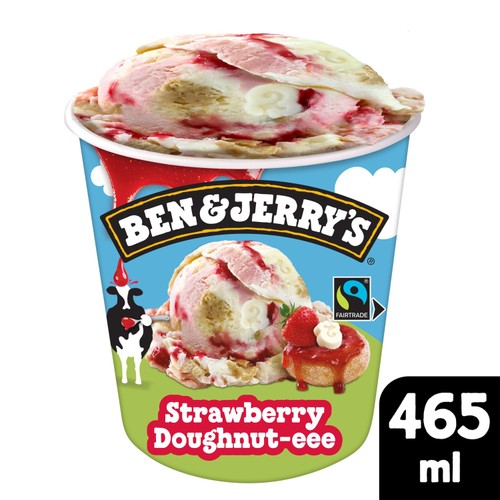 Ben & Jerry's Strawberry Doughnut-eee Ice Cream Tub