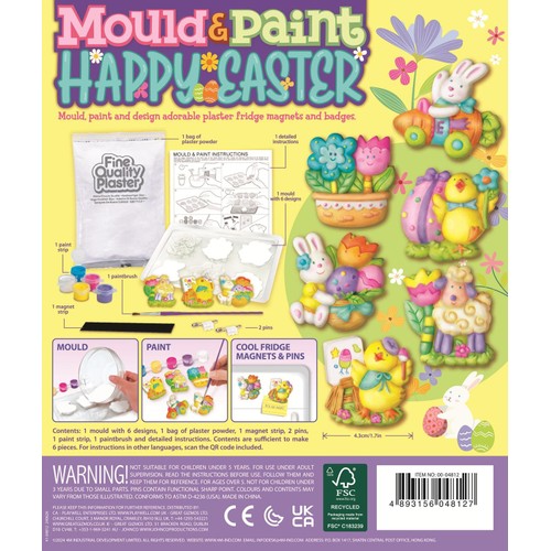 4M Happy Easter Mould & Paint Craft Kit thumbnail 2