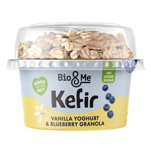 Bio&Me Vanilla Kefir with Blueberry Granola