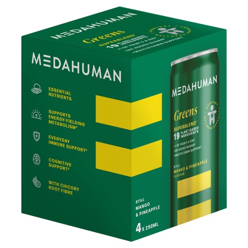 Medahuman Greens Superblend Mango & Pineapple thumbnail 2