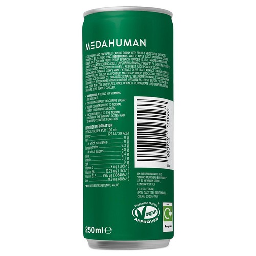 Medahuman Greens Superblend Mango & Pineapple thumbnail 3