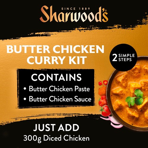 Sharwood's Butter Chicken Indian Curry Sauce Kit thumbnail 2