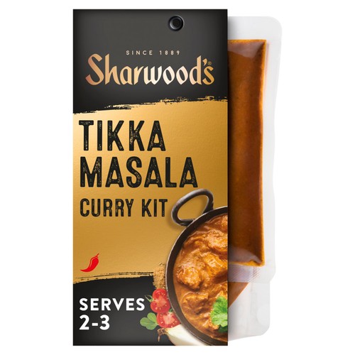 Sharwood's Tikka Masala Indian Curry Sauce Kit