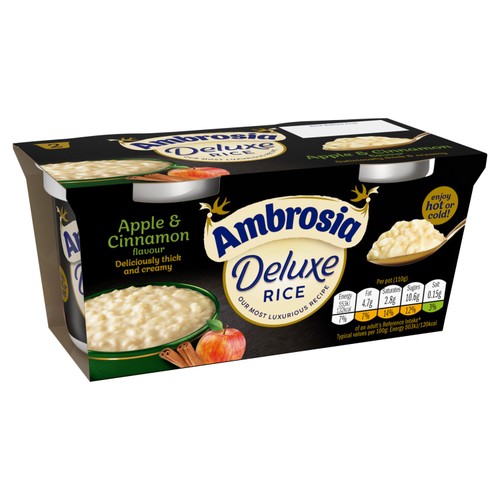 Ambrosia Deluxe Rice Pudding Apple and Cinnamon Pots thumbnail 2