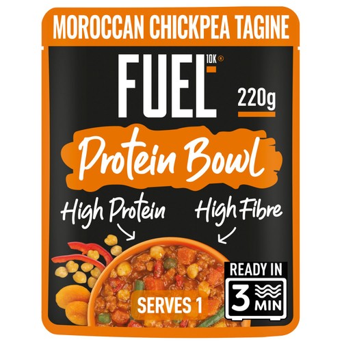 FUEL10K High Protein Moroccan Chickpea Tagine Microwave Ready Meal