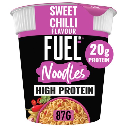 FUEL10K High Protein Sweet Chilli Instant Noodles Snack Pot