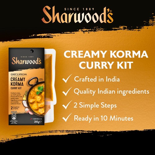 Sharwood's Korma Indian Curry Sauce Kit thumbnail 2