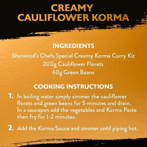 Sharwood's Korma Indian Curry Sauce Kit thumbnail 5