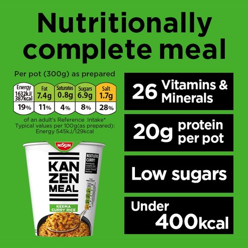Nissin Kanzen Meal Keema Curry Pot thumbnail 3