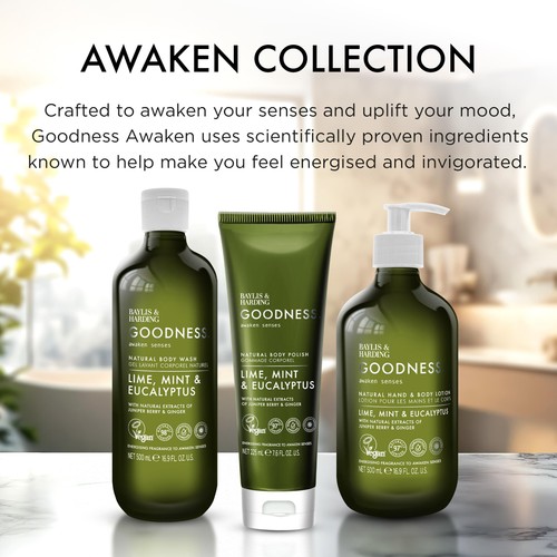 Baylis & Harding Goodness Awaken Lime, Mint & Eucalyptus Body Polish thumbnail 4