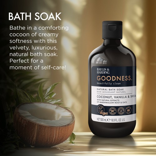 Baylis & Harding Goodness Coconut, Vanilla & Shea Bath Soak thumbnail 4