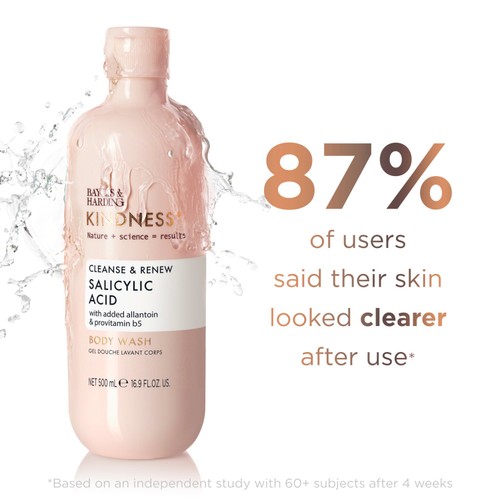Baylis & Harding Kindness+ Salicylic Acid Cleanse & Renew Body Wash thumbnail 2