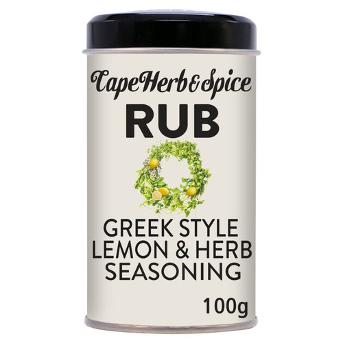 Cape Herb & Spice Rub Greek Style Lemon & Herb Seasoning thumbnail 2