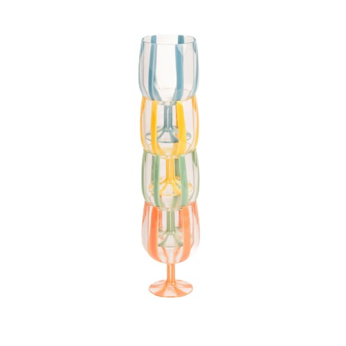 Summerhouse Portofino Stripe Wine Glasses thumbnail 3