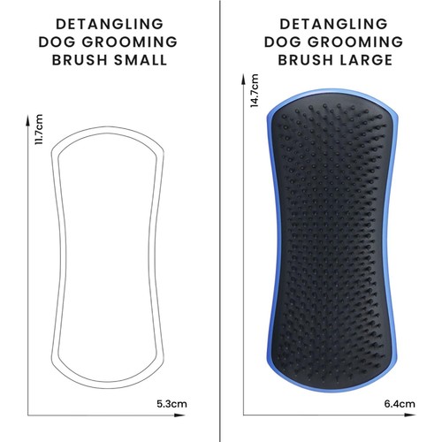 Pet Teezer Large Detangling Brush Blue Grey thumbnail 7