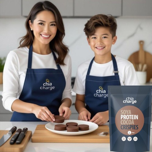 Chia Charge Cocoa Soya 75% Protein Crispies (500g) thumbnail 3